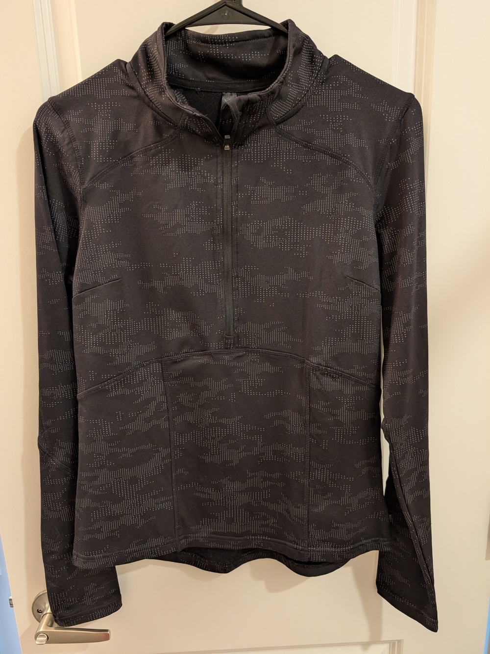 Women's Black Mondetta Patterned 1/4 Zip